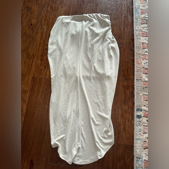 Forever 21 Cream Wrap Midi Skirt with Tie Front - Picture 2 of 3